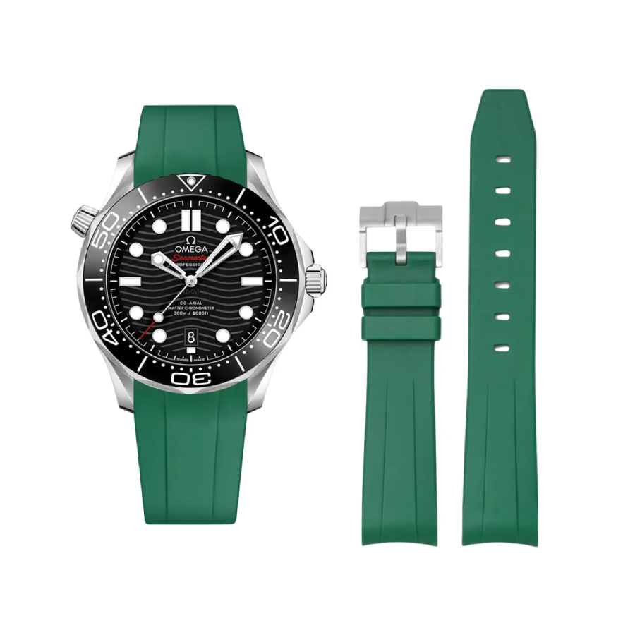 Omega – Seamaster – Rubber Strap – Green